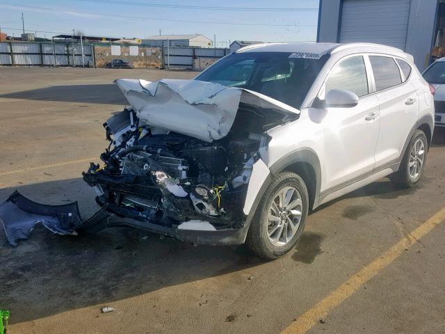 KM8J3CA45JU764947 - 2018 HYUNDAI TUCSON LIM WHITE photo 2