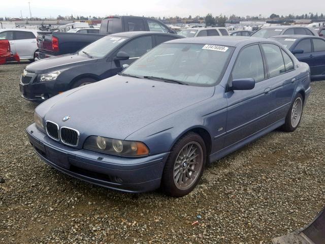 WBADN63482GM74189 - 2002 BMW 540 I AUTO BLUE photo 2