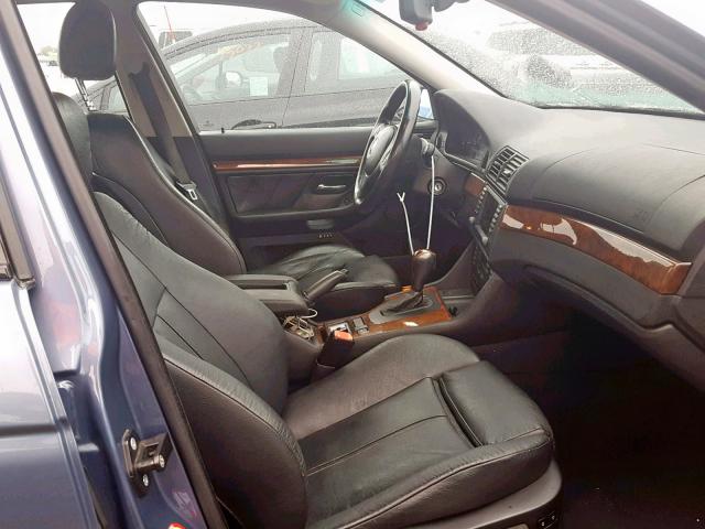 WBADN63482GM74189 - 2002 BMW 540 I AUTO BLUE photo 5