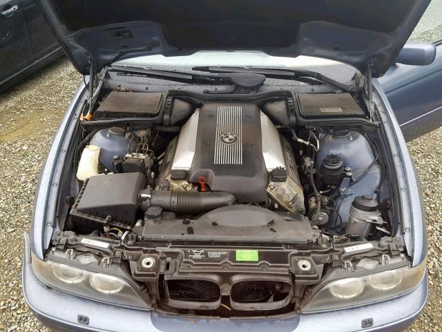 WBADN63482GM74189 - 2002 BMW 540 I AUTO BLUE photo 7