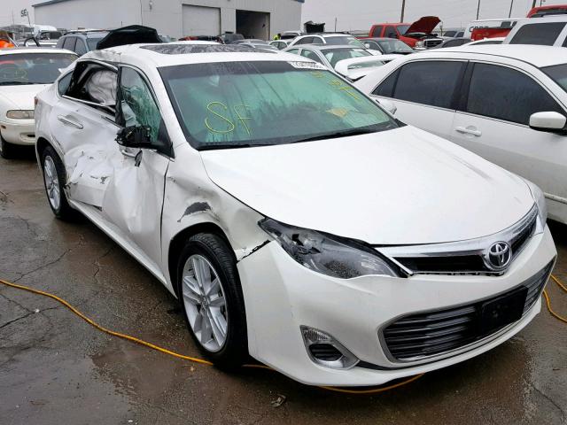 4T1BK1EB3EU128148 - 2014 TOYOTA AVALON BAS WHITE photo 1