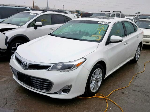 4T1BK1EB3EU128148 - 2014 TOYOTA AVALON BAS WHITE photo 2