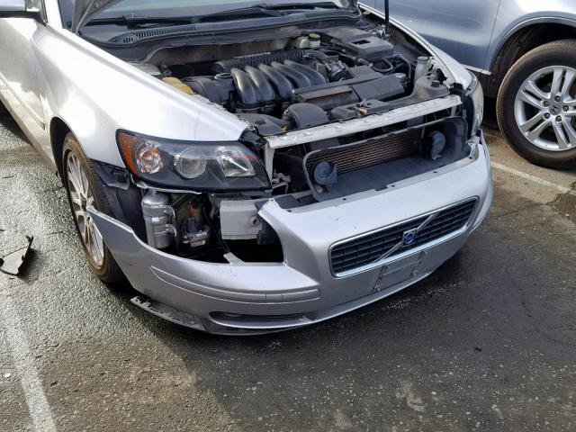 YV1MS390762186434 - 2006 VOLVO S40 2.4I SILVER photo 9