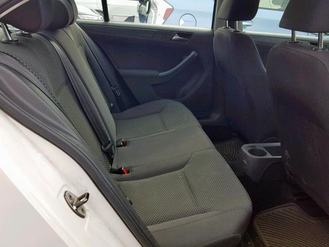 3VW2K7AJ1CM405009 - 2012 VOLKSWAGEN JETTA BASE WHITE photo 6