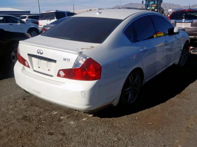 JNKAY01E27M300888 - 2007 INFINITI M35 BASE WHITE photo 4