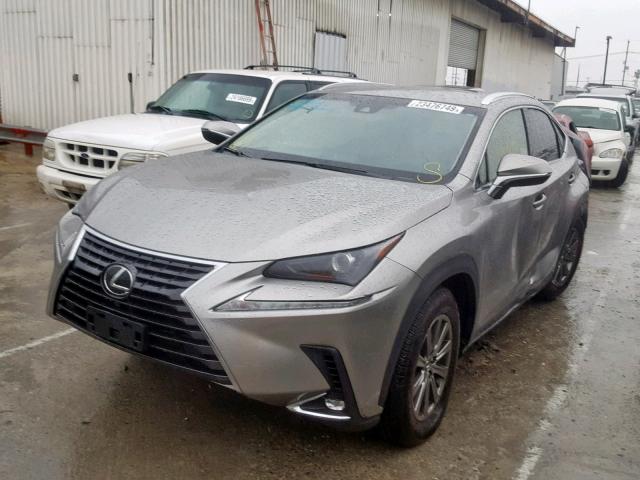 JTJYARBZ2J2104461 - 2018 LEXUS NX 300 GRAY photo 2