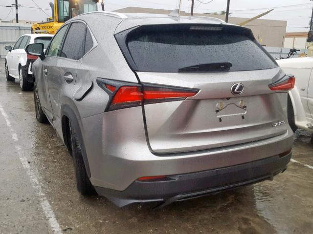 JTJYARBZ2J2104461 - 2018 LEXUS NX 300 GRAY photo 3