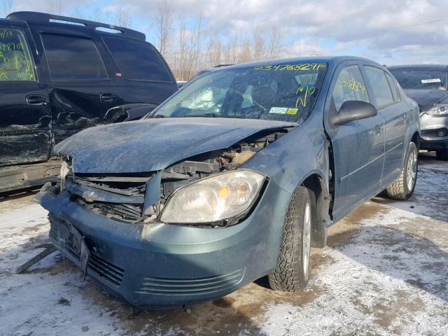 1G1AB5F58A7115977 - 2010 CHEVROLET COBALT LS BLUE photo 2