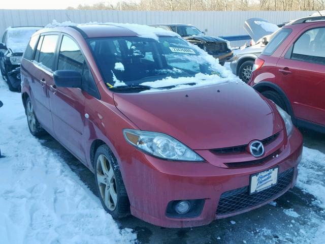 JM1CR29L360111534 - 2006 MAZDA 5 RED photo 1