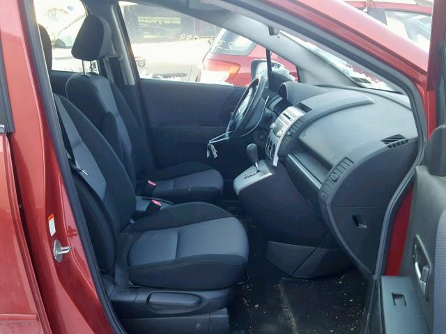 JM1CR29L360111534 - 2006 MAZDA 5 RED photo 5