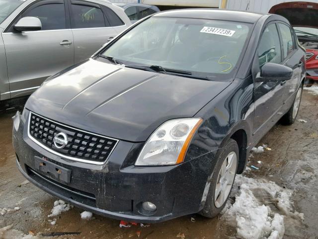 3N1AB61E68L759443 - 2008 NISSAN SENTRA 2.0 BLACK photo 2