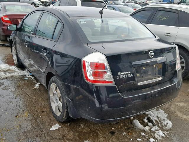 3N1AB61E68L759443 - 2008 NISSAN SENTRA 2.0 BLACK photo 3