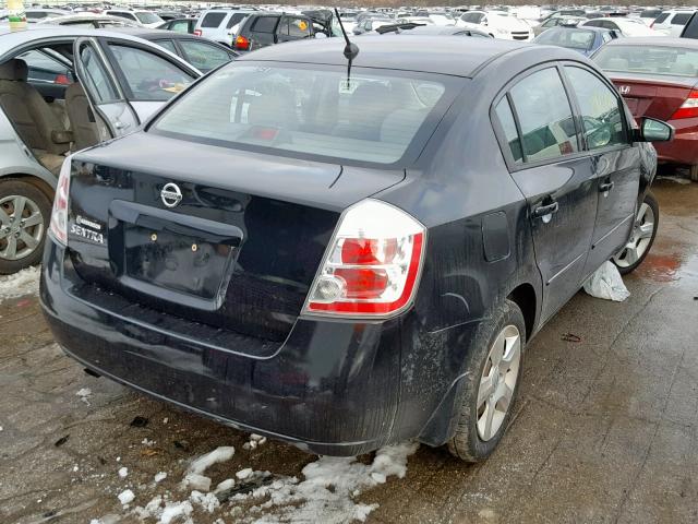 3N1AB61E68L759443 - 2008 NISSAN SENTRA 2.0 BLACK photo 4