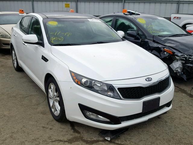 5XXGN4A76CG060774 - 2012 KIA OPTIMA EX WHITE photo 1