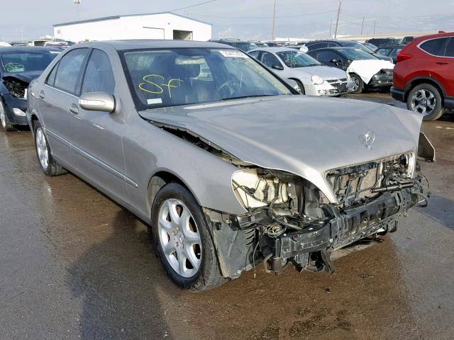 WDBNG84J45A450513 - 2005 MERCEDES-BENZ S 500 4MAT SILVER photo 1