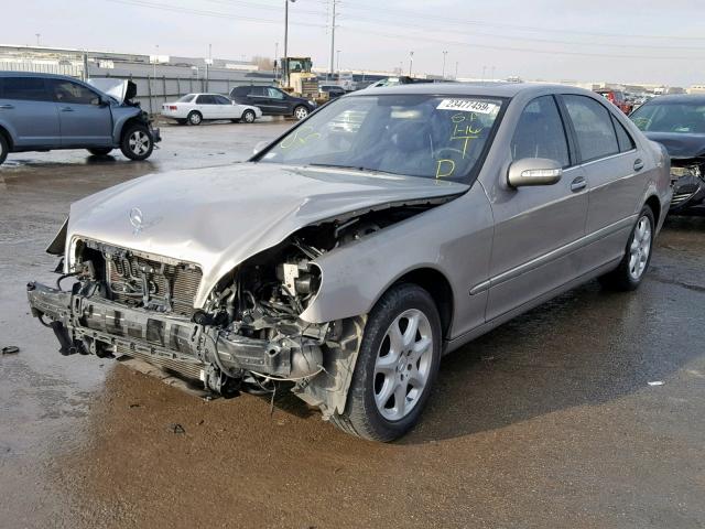 WDBNG84J45A450513 - 2005 MERCEDES-BENZ S 500 4MAT SILVER photo 2