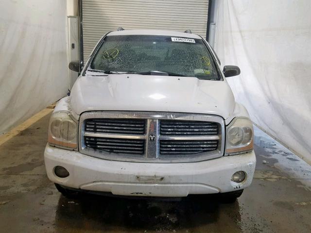 1D4HB48NX6F151439 - 2006 DODGE DURANGO SL WHITE photo 9