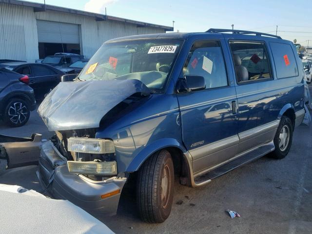 1GNDM19X42B138473 - 2002 CHEVROLET ASTRO BLUE photo 2