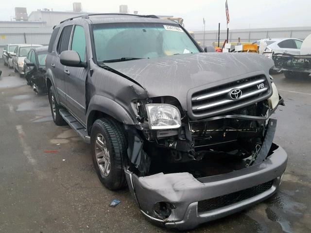 5TDBT48A44S227408 - 2004 TOYOTA SEQUOIA LI GRAY photo 1