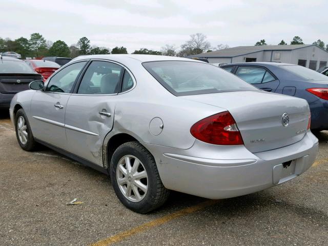 2G4WC532551269405 - 2005 BUICK LACROSSE C SILVER photo 3