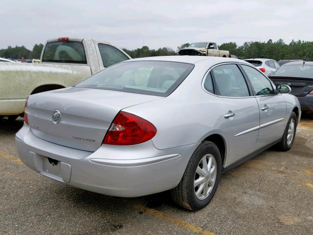 2G4WC532551269405 - 2005 BUICK LACROSSE C SILVER photo 4