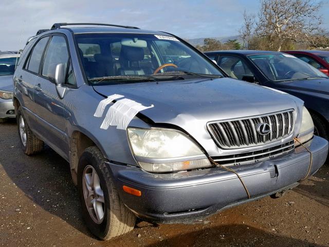 JTJHF10UX20256446 - 2002 LEXUS RX 300 BLUE photo 1