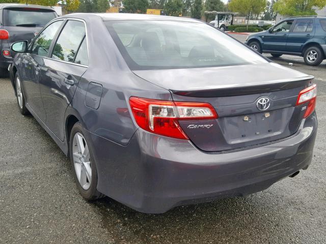4T1BF1FK4DU295149 - 2013 TOYOTA CAMRY L CHARCOAL photo 3