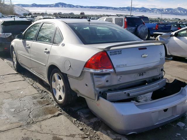 2G1WD58C979174782 - 2007 CHEVROLET IMPALA SUP ვერცხლისფერი ფოტო 3