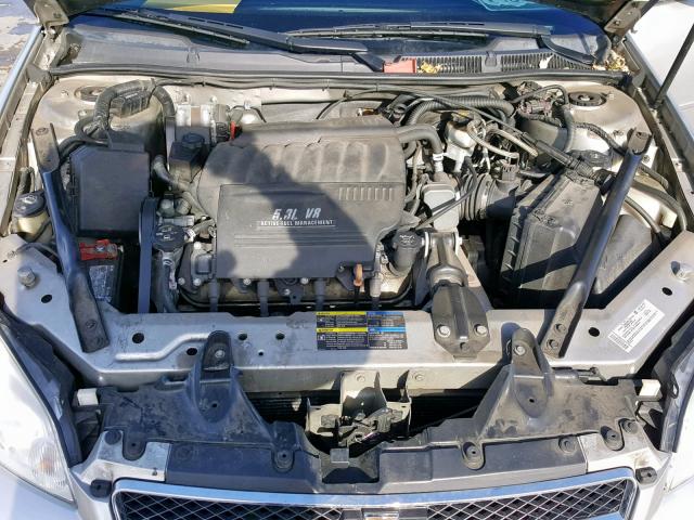 2G1WD58C979174782 - 2007 CHEVROLET IMPALA SUP ვერცხლისფერი ფოტო 7