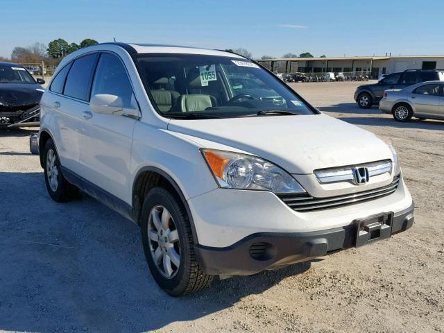 JHLRE48738C041690 - 2008 HONDA CR-V EXL WHITE photo 1