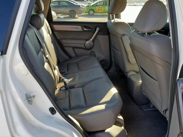 JHLRE48738C041690 - 2008 HONDA CR-V EXL WHITE photo 6