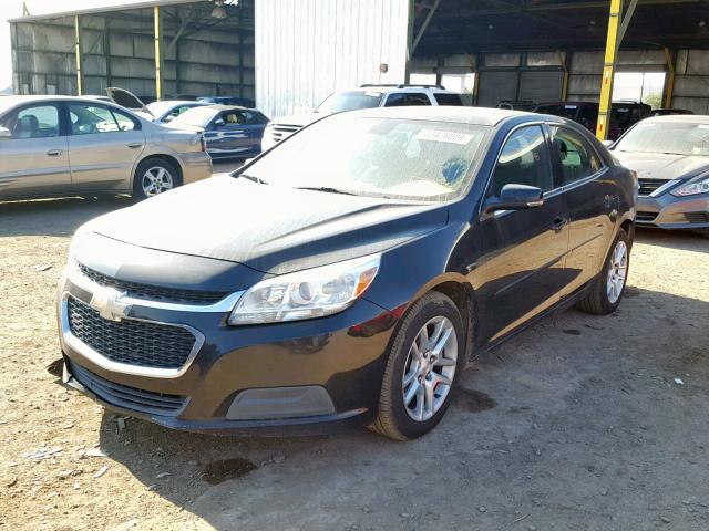 1G11C5SL2EF135848 - 2014 CHEVROLET MALIBU 1LT BLACK photo 2
