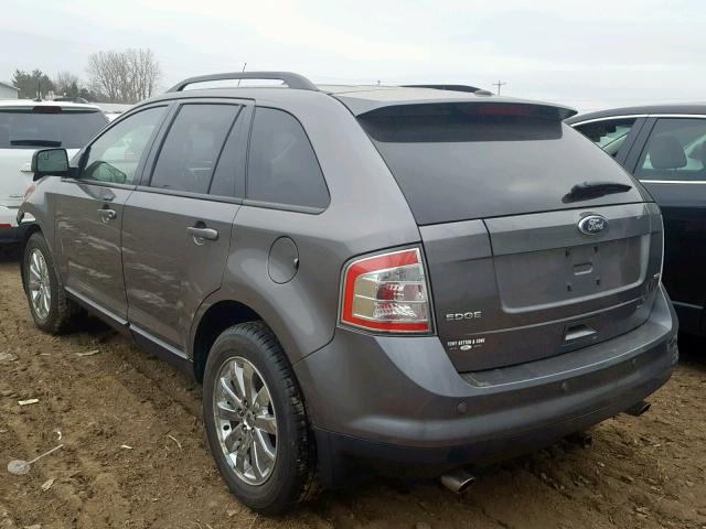 2FMDK3JC7ABB34621 - 2010 FORD EDGE SEL GRAY photo 3