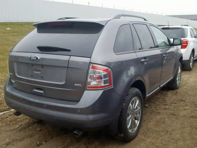 2FMDK3JC7ABB34621 - 2010 FORD EDGE SEL GRAY photo 4