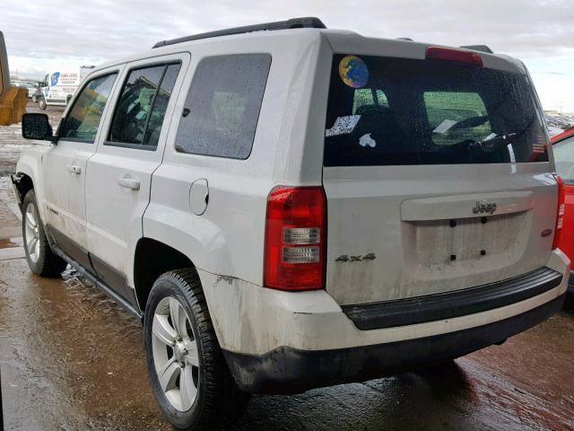 1C4NJRFB1DD102017 - 2013 JEEP PATRIOT LA WHITE photo 3