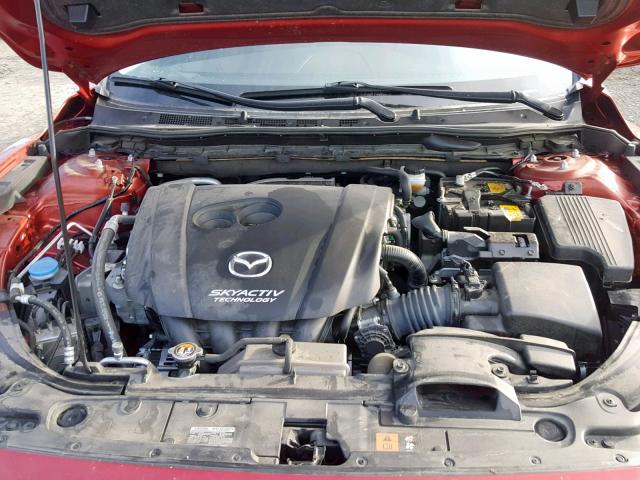 JM1GJ1V56F1199449 - 2015 MAZDA 6 TOURING RED photo 7