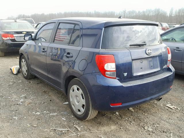 JTKKU10488J027581 - 2008 SCION XD BLUE photo 3