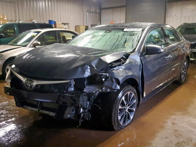 4T1BK1EB9HU261761 - 2017 TOYOTA AVALON XLE GRAY photo 2
