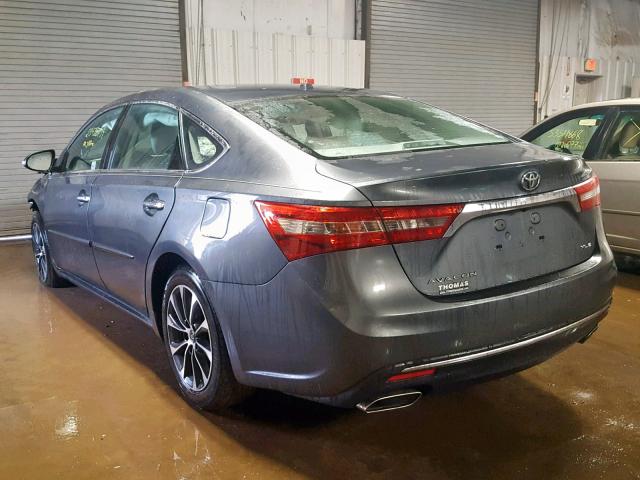 4T1BK1EB9HU261761 - 2017 TOYOTA AVALON XLE GRAY photo 3
