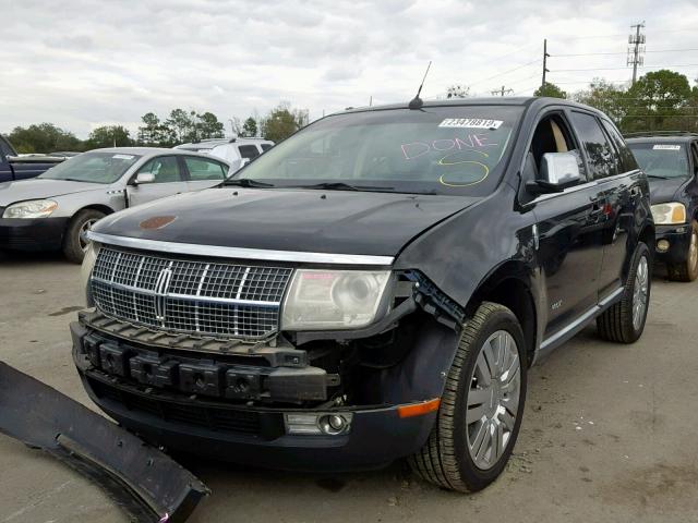 2LMDU68C88BJ21103 - 2008 LINCOLN MKX BLACK photo 2