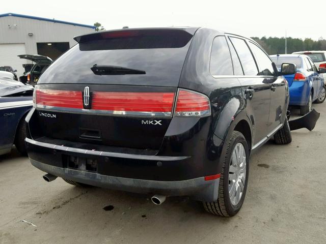 2LMDU68C88BJ21103 - 2008 LINCOLN MKX BLACK photo 4