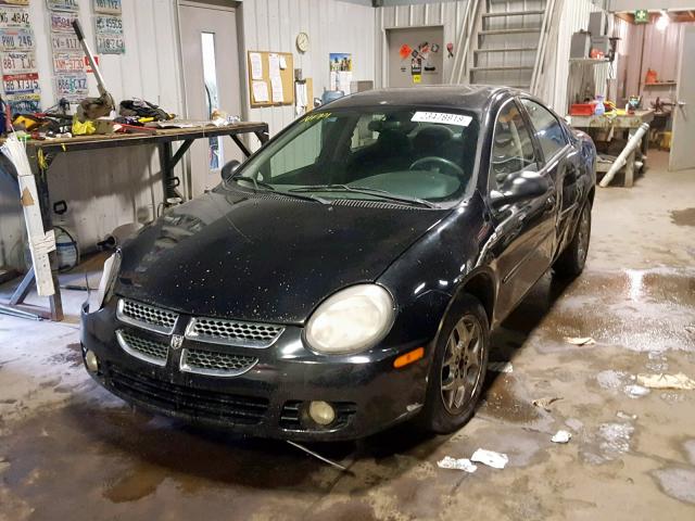 1B3ES56CX3D158973 - 2003 DODGE NEON SXT BLACK photo 2