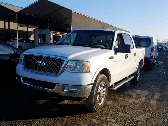 1FTPW14535KF04000 - 2005 FORD F150 SUPER WHITE photo 2