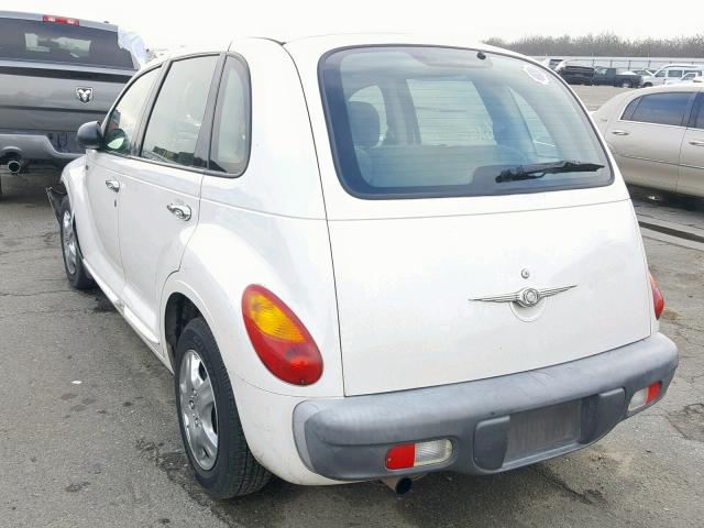 3C4FY48B12T347312 - 2002 CHRYSLER PT CRUISER WHITE photo 3