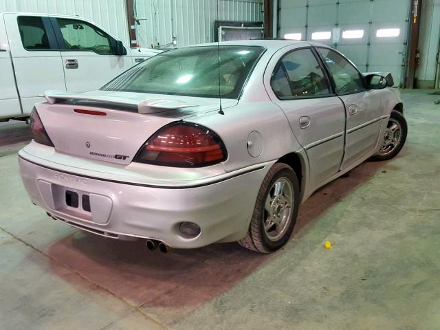 1G2NW52E73M711870 - 2003 PONTIAC GRAND AM G SILVER photo 4