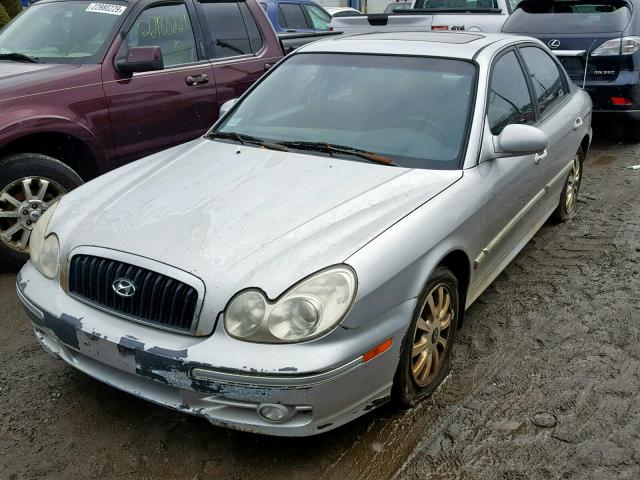 KMHWF35H95A107098 - 2005 HYUNDAI SONATA GLS SILVER photo 2