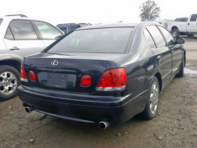 JT8BD68S6W0027796 - 1998 LEXUS GS 300 BLACK photo 4