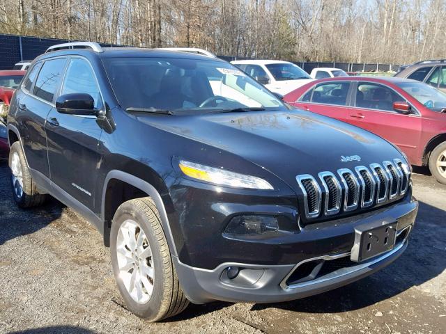 1C4PJMDS0HW583824 - 2017 JEEP CHEROKEE L BLACK photo 1