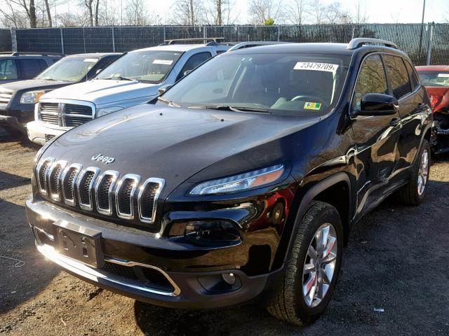 1C4PJMDS0HW583824 - 2017 JEEP CHEROKEE L BLACK photo 2