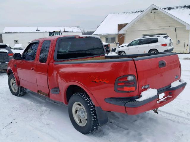 1FTRX08L4YKB50257 - 2000 FORD F150 RED photo 3